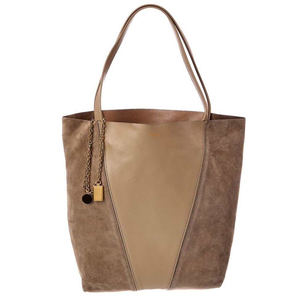 Chloé Spin Suede & Leather Tote